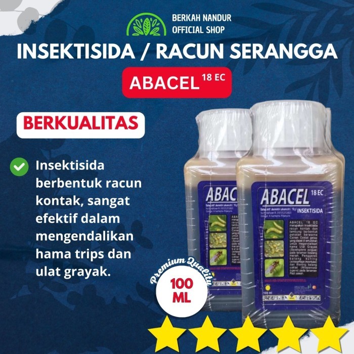 Insektisida ABACELL 100 ml Racun Hama Tanaman Racun Ulat Racun Serangga