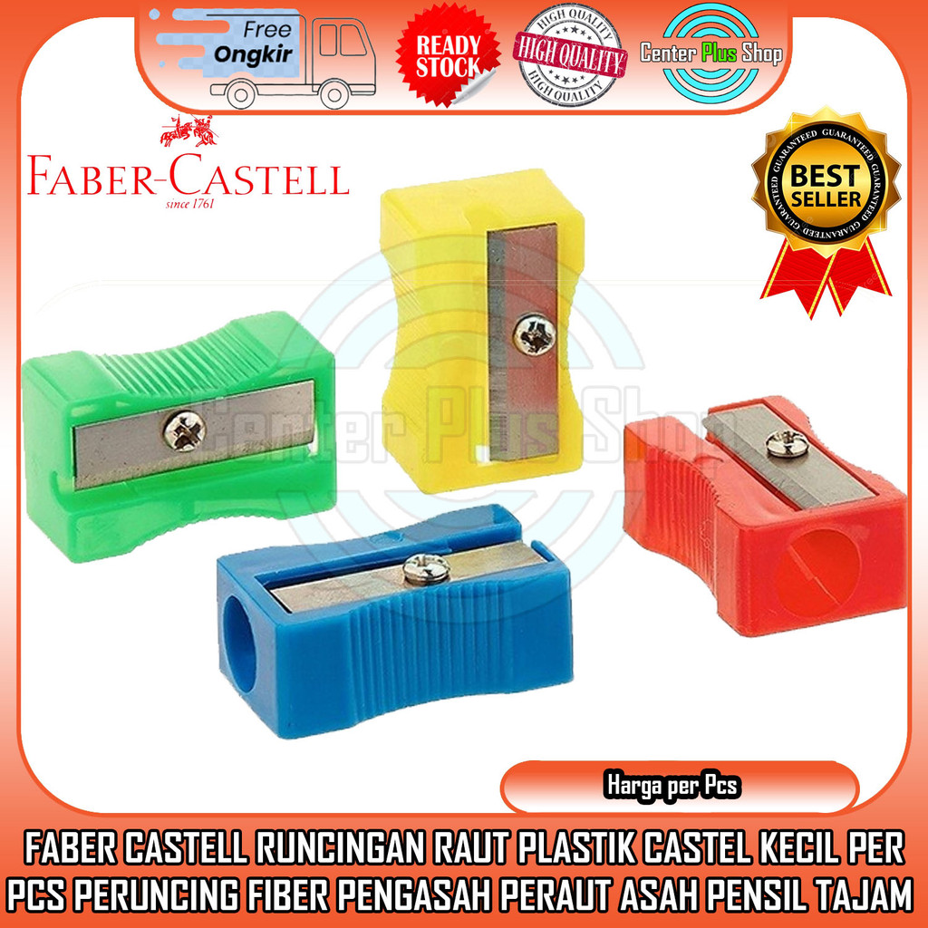 

Faber Castell Runcingan Raut Plastik Castel Kecil Per Pcs Peruncing Fiber Pengasah Peraut Asah Pensil Pencil Sekolah Siswa Siswi Murid Sd Smp Sma Gambar Tk Mata Alat Tulis Kantor Warna Warni Awet Berkualitas Sd Smp Sma INI Kantor Atk