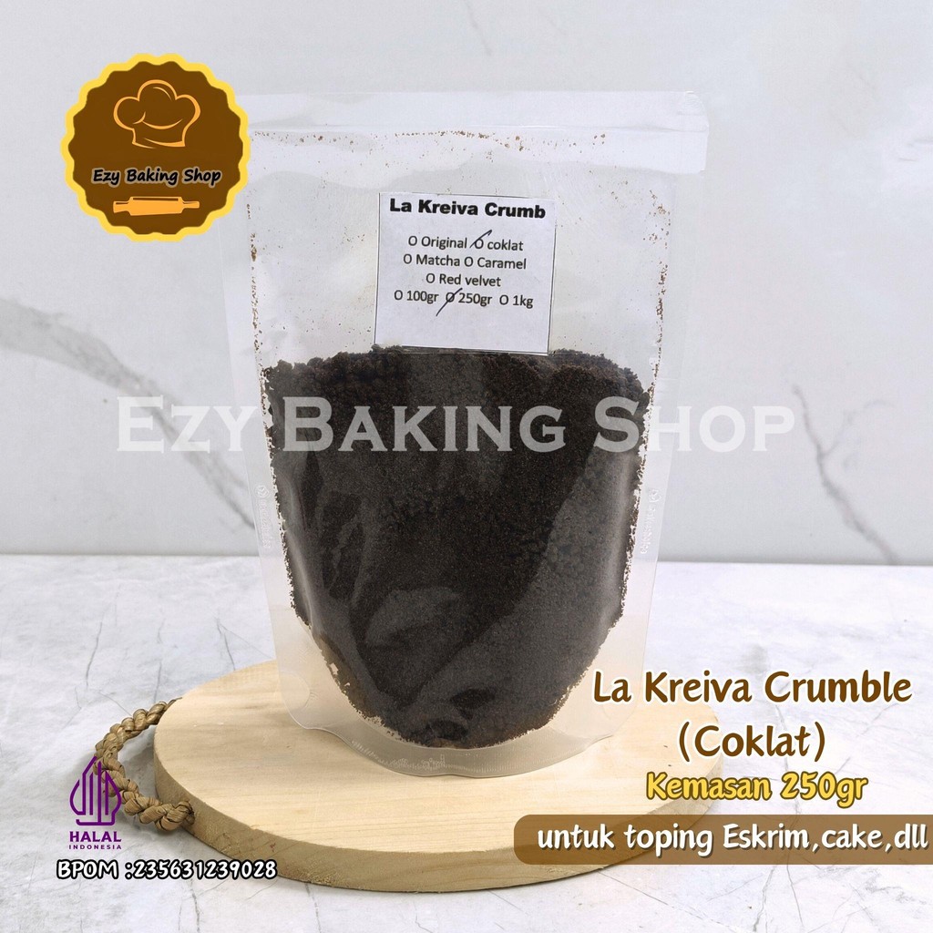 

La Kreiva Cookie Crumb Kasar 250gr - Remahan biskut warna warni