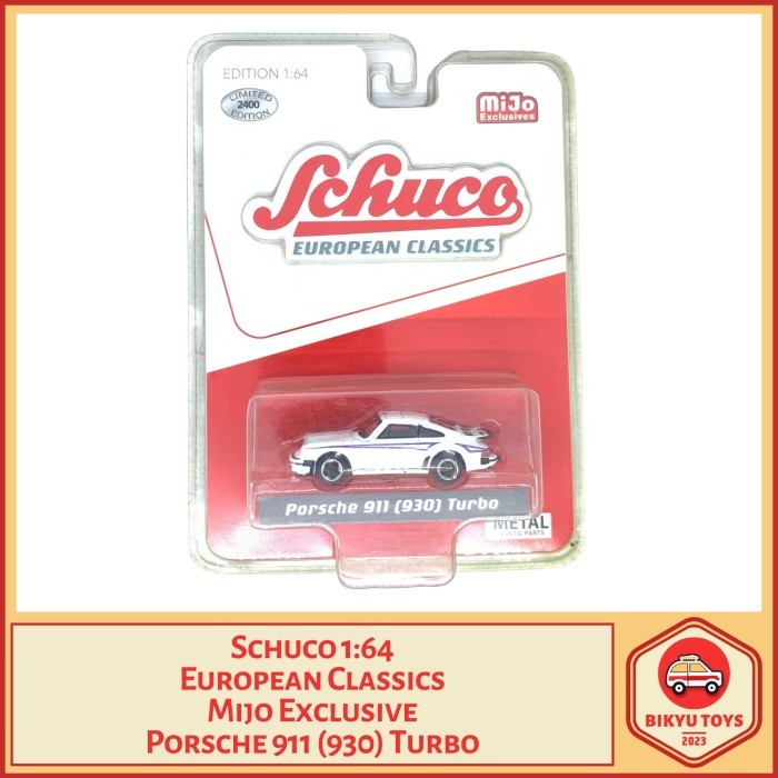 Schuco 1:64 European Classics Mijo Exclusive Porsche 911 (930) Turbo Schuco