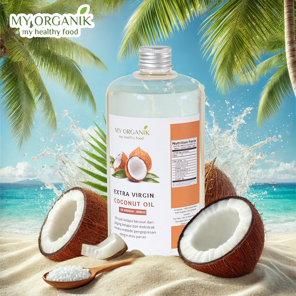 

My Organik Extra Virgin Coconut Oil VCO 250 ml Spray Minyak Kelapa Murni