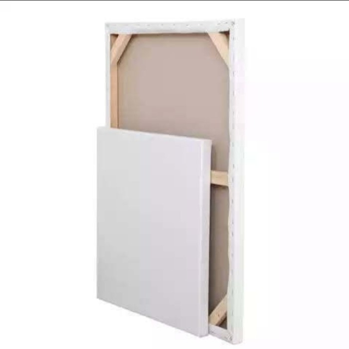 

Kanvas lukis + span ram 50x100 cm