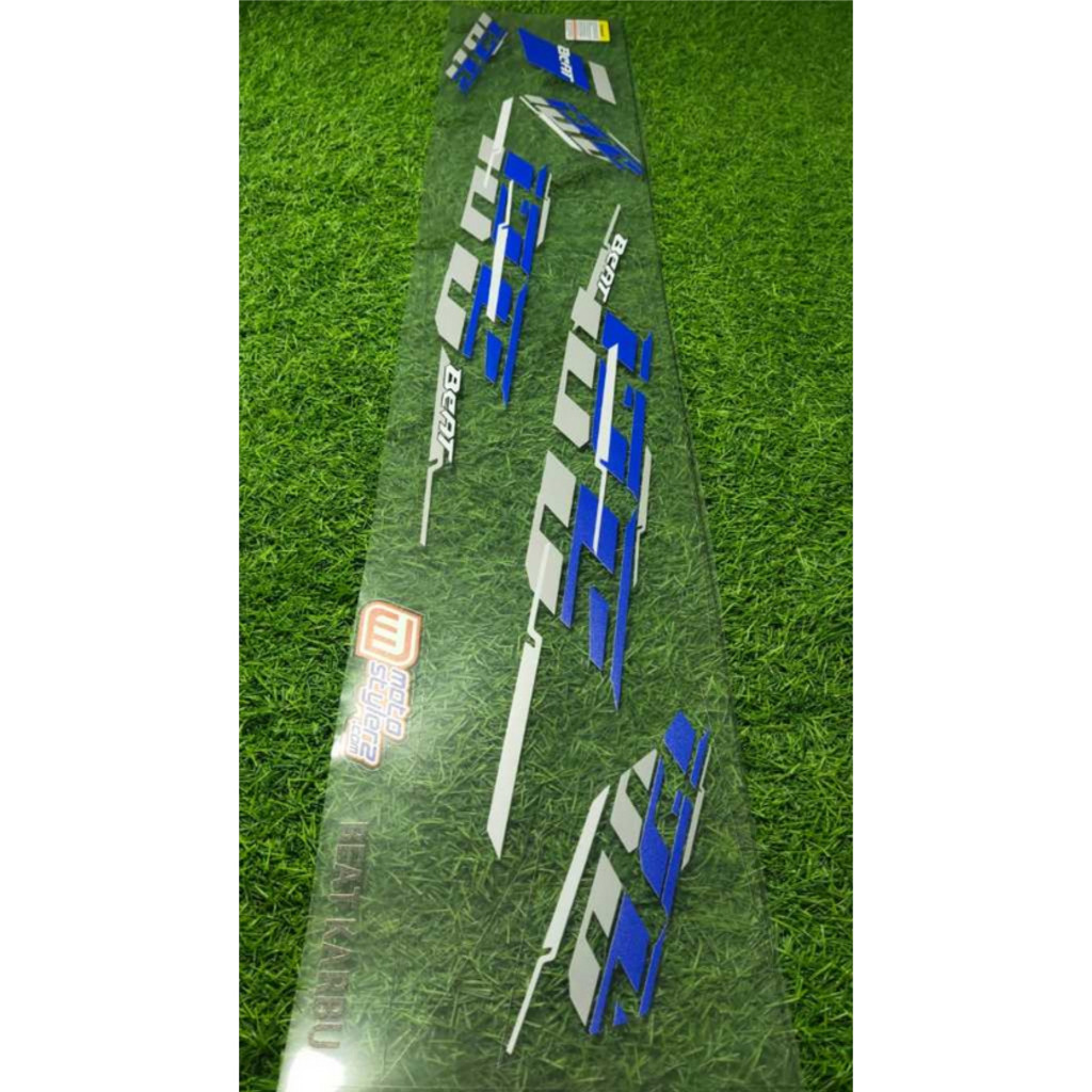 STIKER TRANSPARAN BEAT KARBU STRIPING LIS TRANSPARAN BEAT KARBU