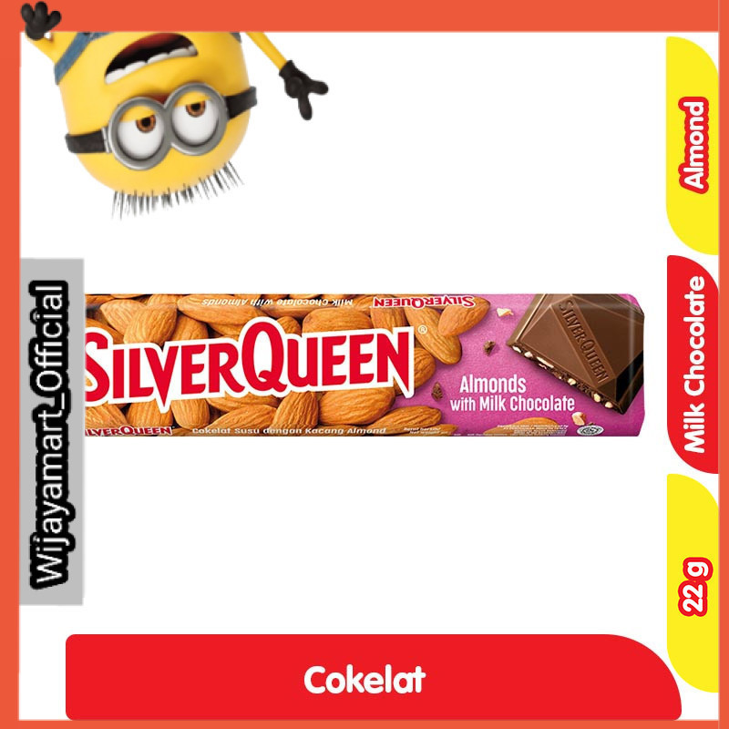 

SilverQueen Cokelat Susu Batang Almond 22 g
