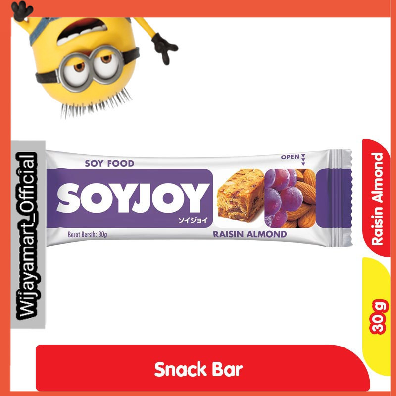 

Soyjoy Snack Bar Raisin Almond 30 g