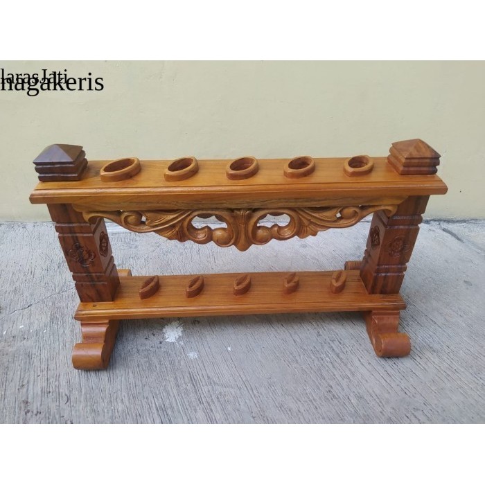 

Jagrak tempat keris isi 5 ukir minimalis termurah terlaris murah