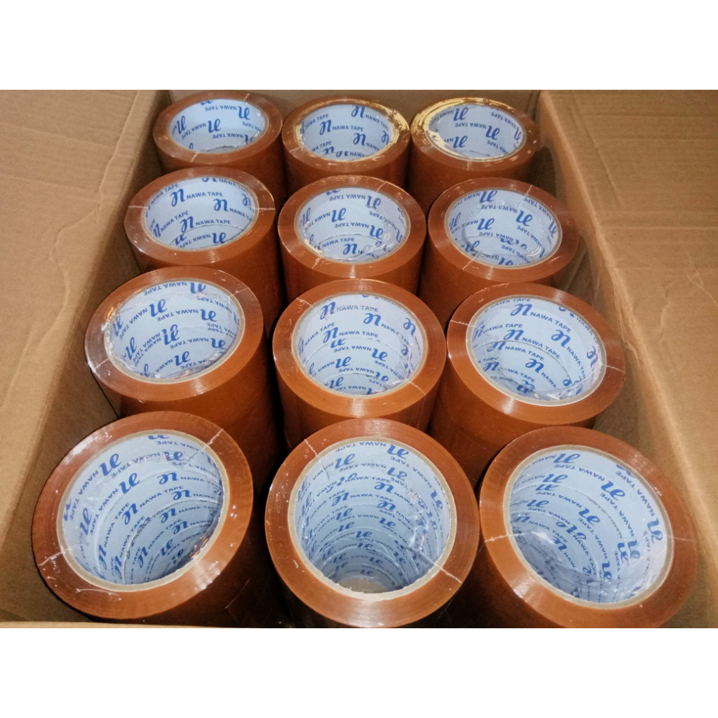 

MF✨[1 PCS] Lakban Bening & Coklat 45mm x 90Yard
