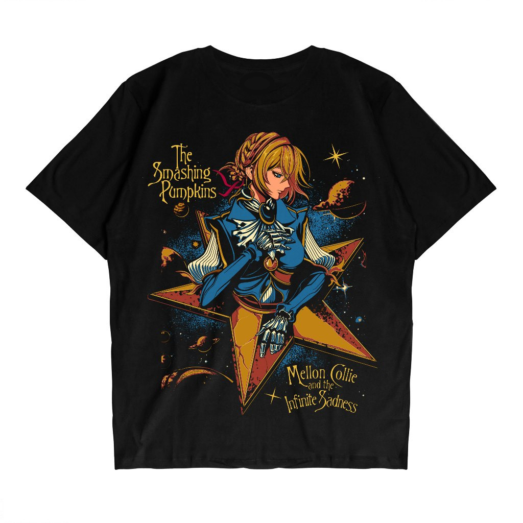 KAOS T-SHIRT PREMIUM  Band SMASHING PUMPKINS VIOLET EVERGARDEN UNISEX SIZE XS-XL COTTON COMBED 24S