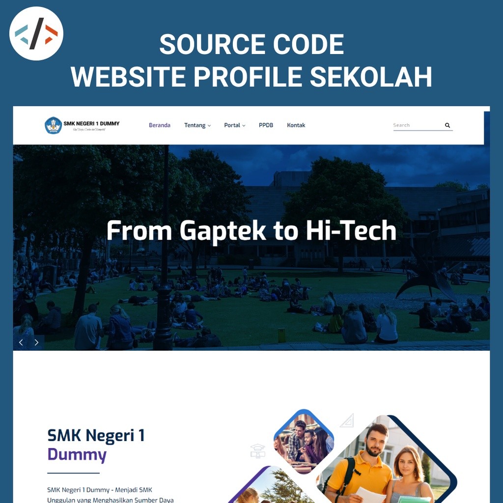 Source Code Website Profile Sekolah