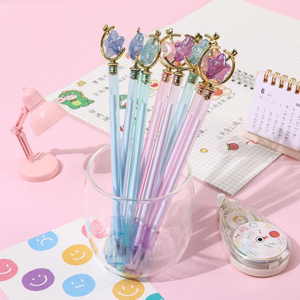 

Creative Fairy Gel Pens Cute 12 Constellations Magic Stick Neutral Pen 0.5mm Black Ink Kawaii School Stationery