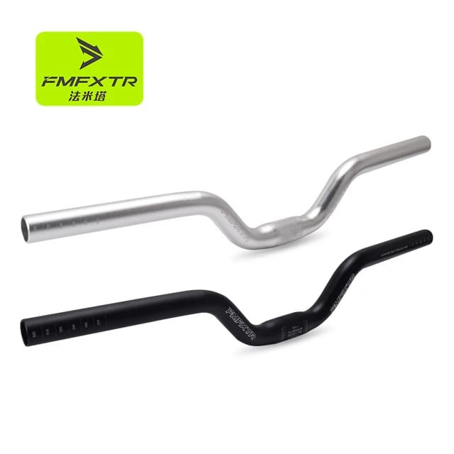 FMFXTR Stang Handlebar Sepeda Premium untuk Sepeda Lipat, MTB, Minion, BMX, Model Mid Riser 25.4mm x