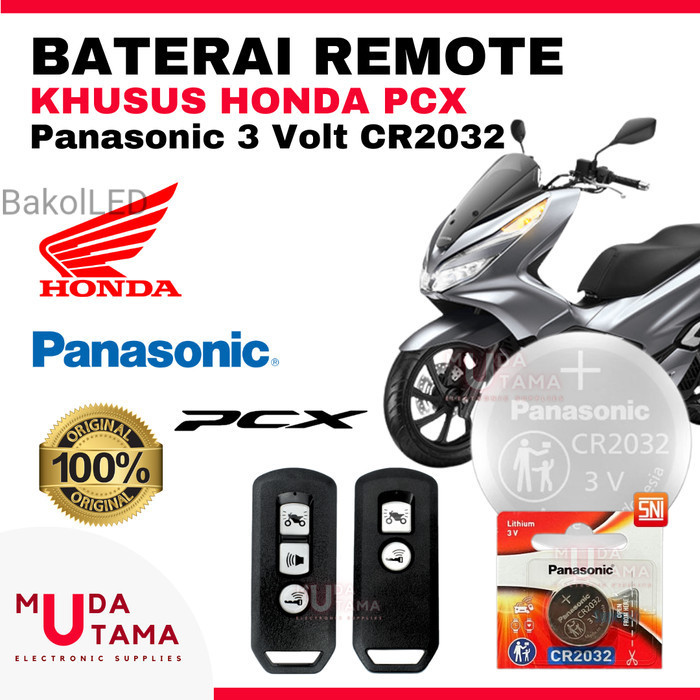 BATERAI REMOTE HONDA PCX ORIGINAL PANASONIC CR2032 BL