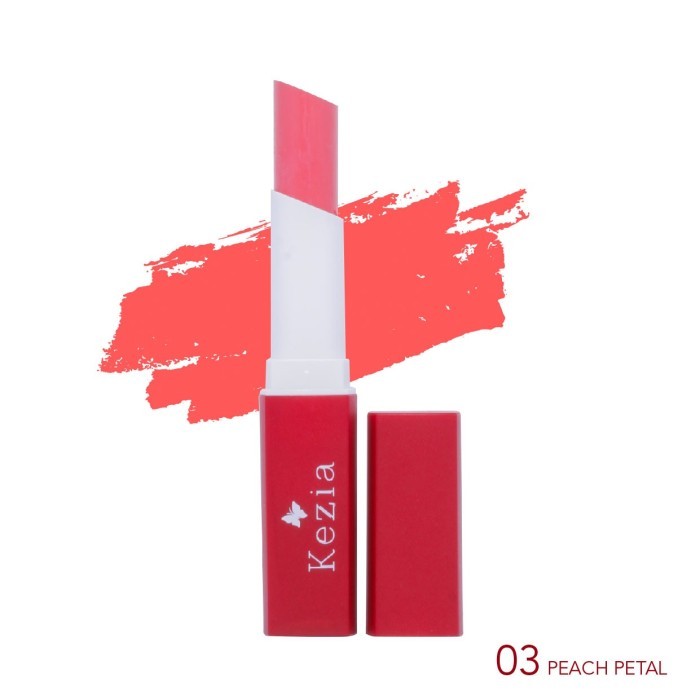 ✨VN.KIA✨ -TERBARU Kezia Skincare Lipstik - Peach Petal