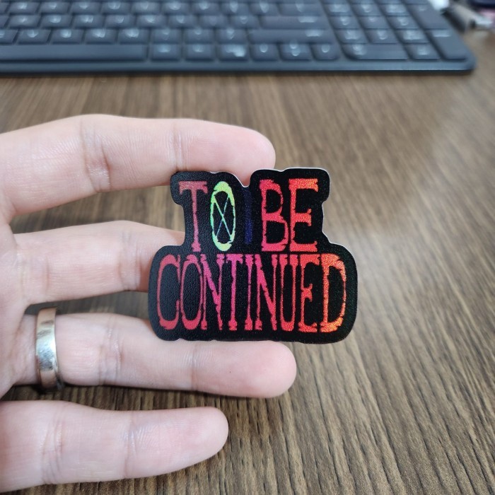 

Sticker Hologram Anime - PSH1394 - One Piece - To Be Continued