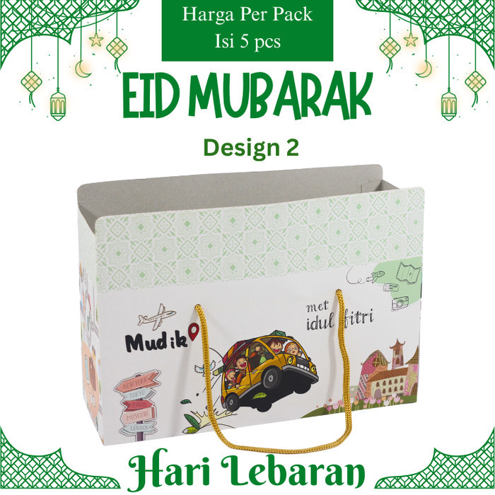 

Paper Bag Tas Kertas Paperbag Kantong Box Packaging Idul Fitri Lebaran - Design 2