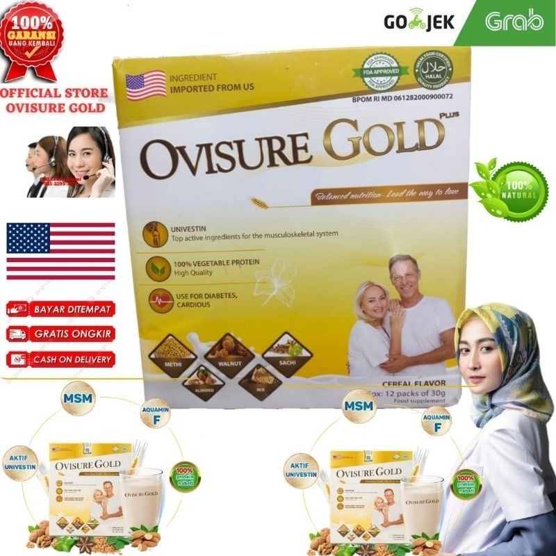 

( HARGA PERBOX ) OVISURE GOLD SUSU VITAMIN TULANG DAN SENDI NYERI OTOT ASTEOPOROSIS OSTEOARTHRITIS