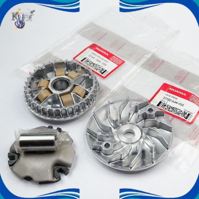 Rumah Roller + Kipas CVT K44 Beat ESP Scoopy Vario 110 2015-2019 Original Honda