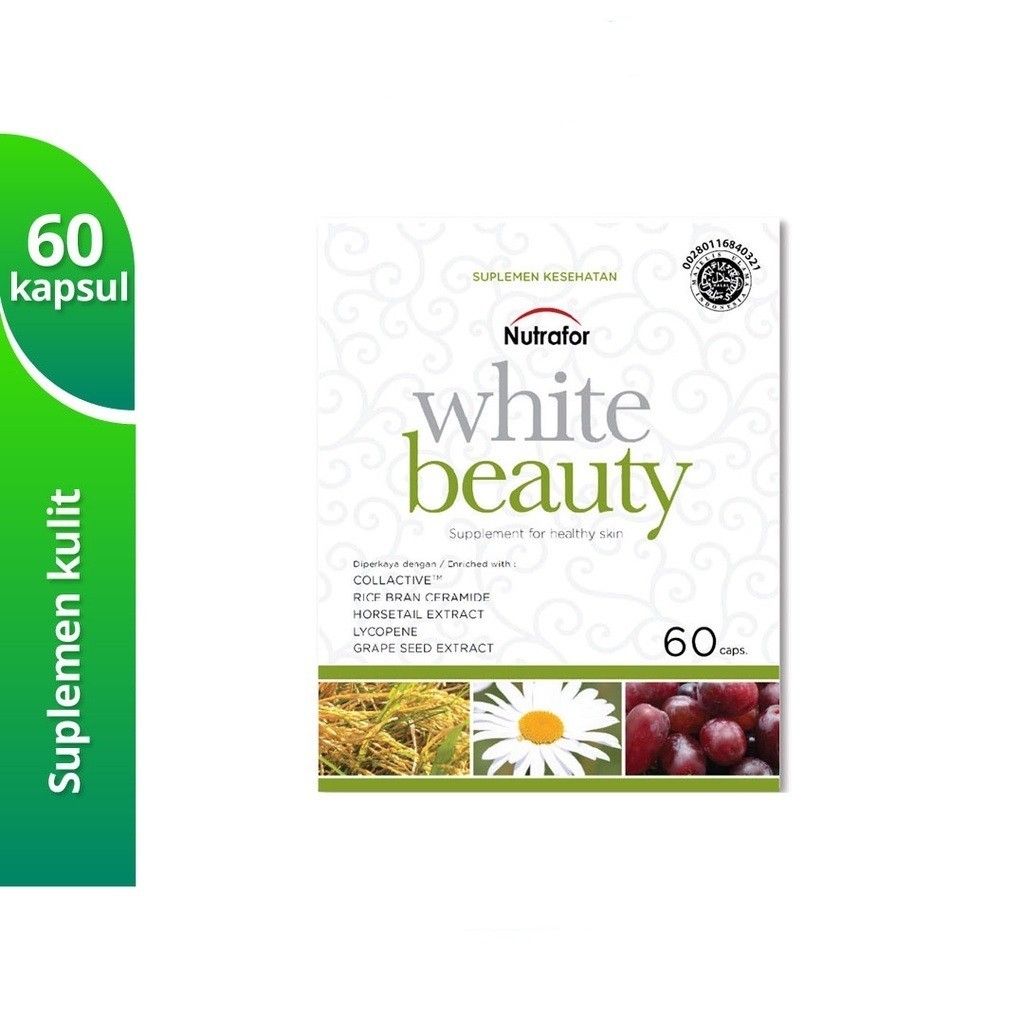 Nutrafor White Beauty - Suplemen kecantikan - Menutrisi Kulit - Vitamin Kulit