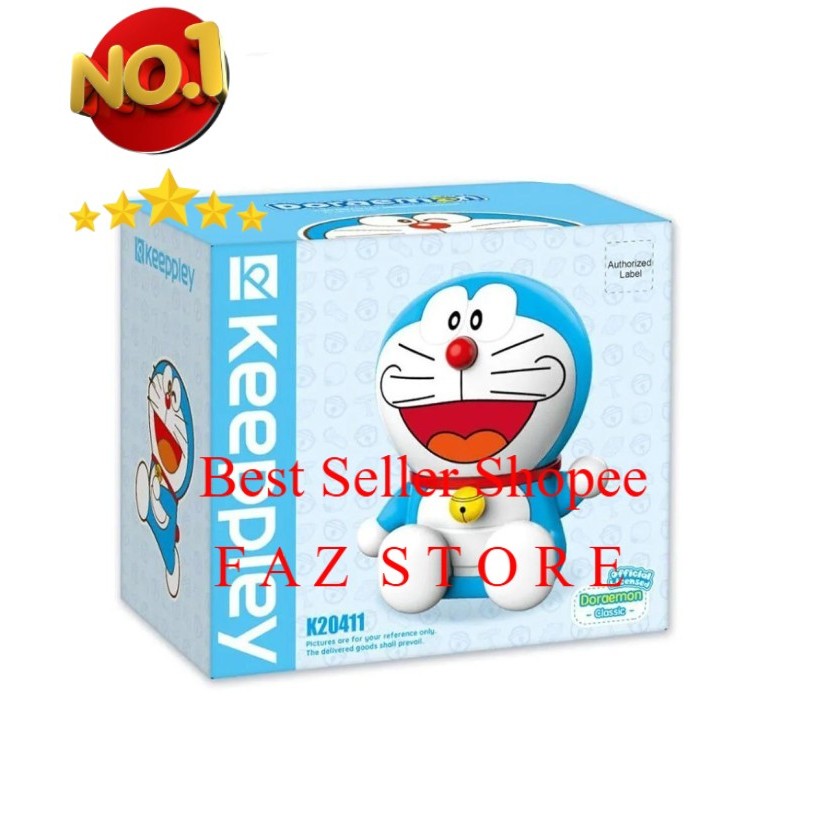 Qman Keeppley 3D Brick  DORAEMON Series Block Figure  Classic Toy FAZ Store