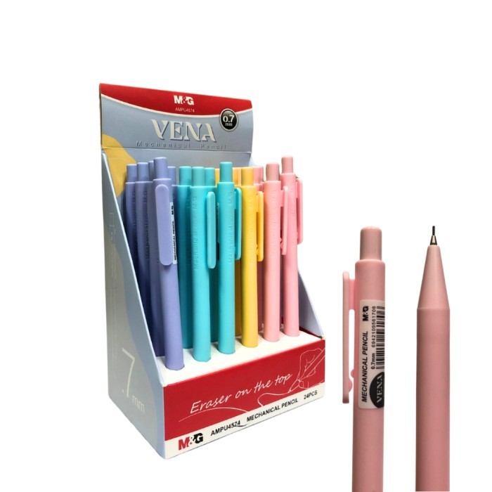 

Pensil Mekanik Pastel M&G AMPU4574 Mechanical Pencil Vena Tip 0.7mm - SATUAN - M&G P/Mekanik Vena
