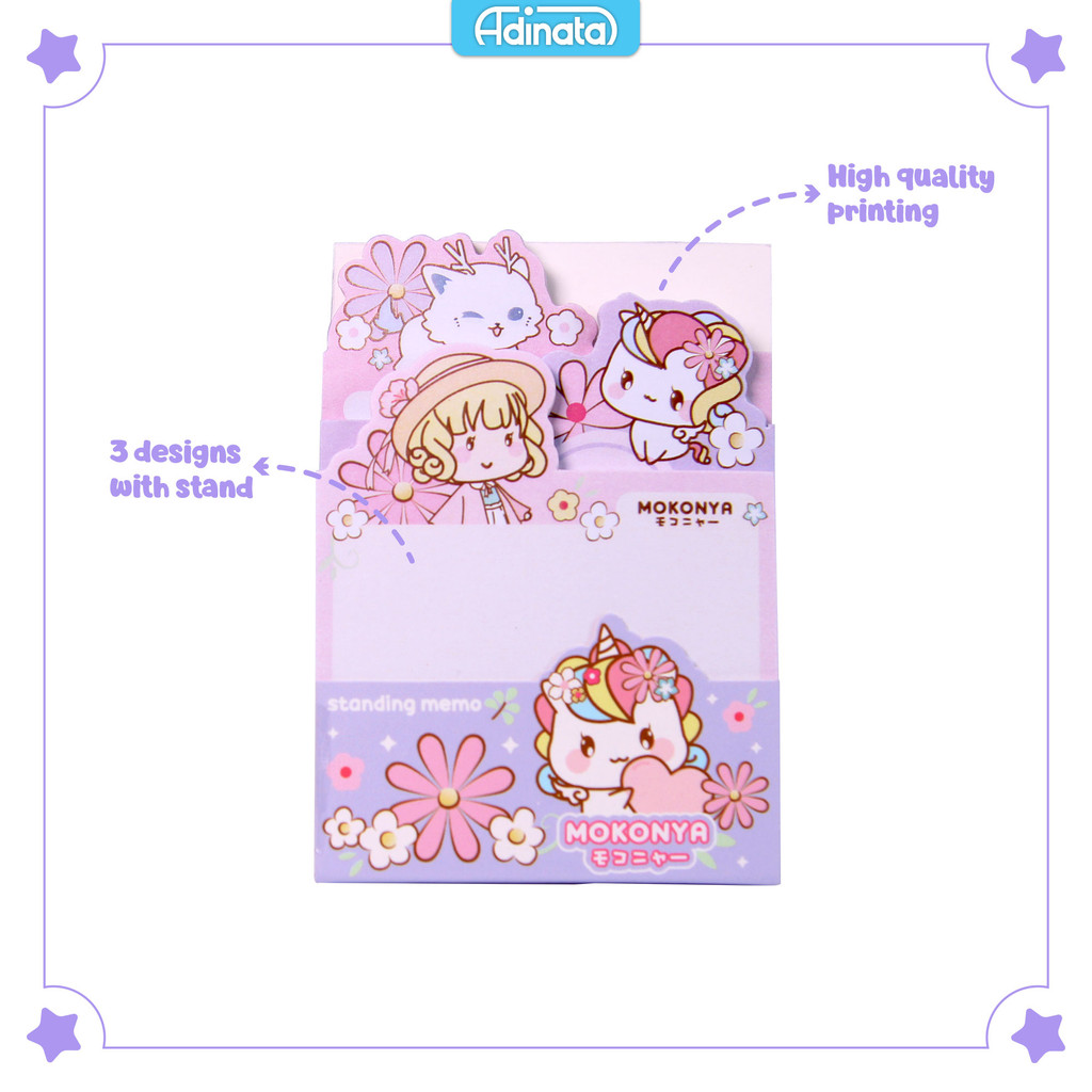 

Mokonya Standing Memo 2550-4620 memo lucu / notes / stand memo