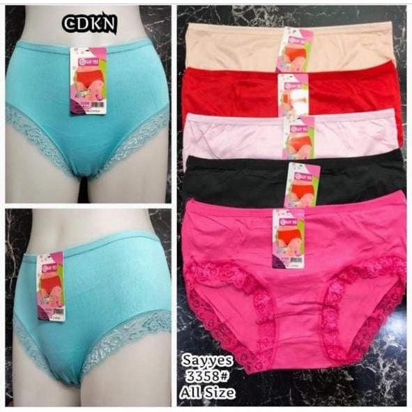 12 PCS / CD LUSINAN AA Kareshi_Star/ Cd Perempuan Celana Dalam Wanita Free Size 889  3358