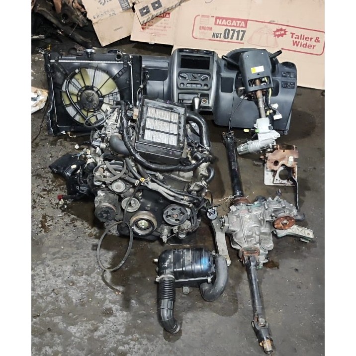 Mesin Jimny K6 660cc Turbo Intercooler Matic ex Jimny JB23 Japan Komplit Super Cocok Jimny Indonesia