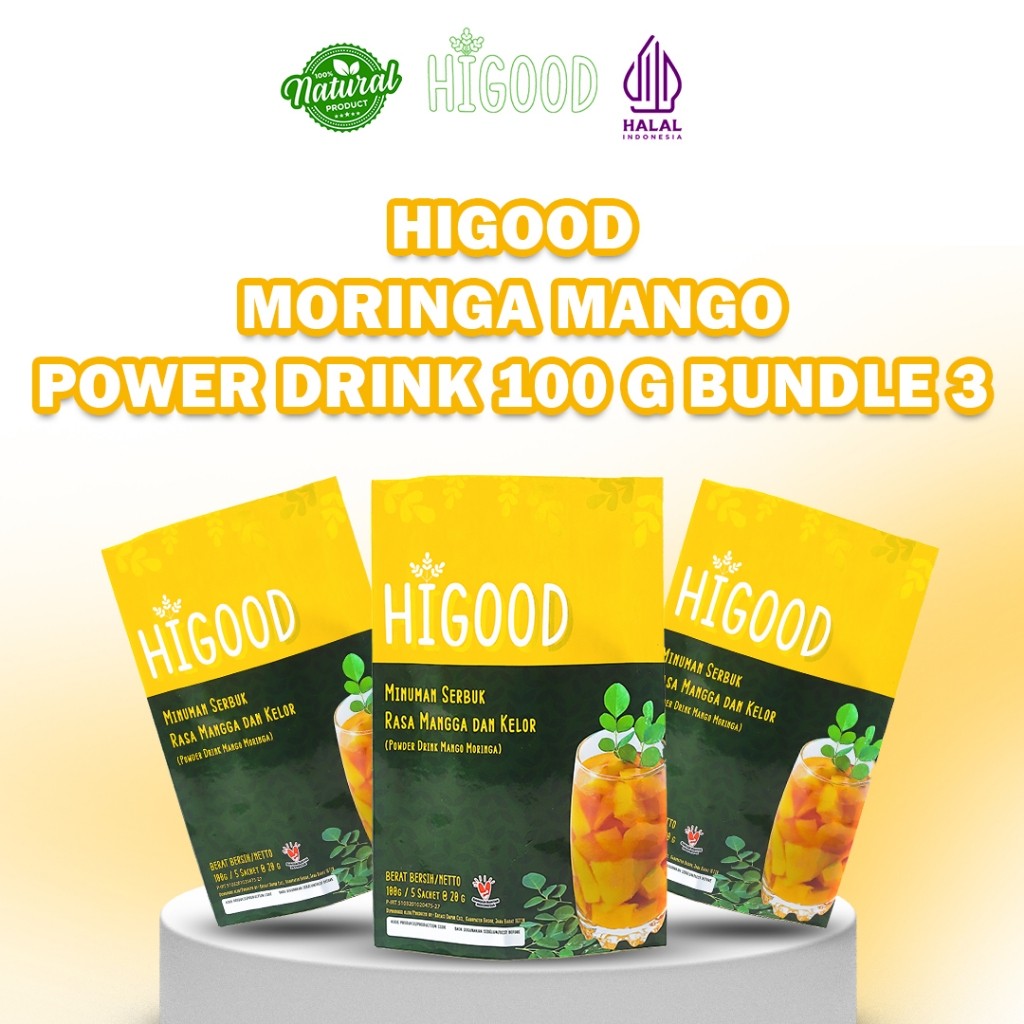 

HIGOOD Kelor Mangga Bundle 3 Pcs