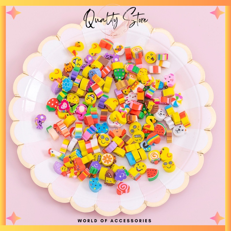 

QS - PENGHAPUS MINI MOTIF CAMPUR KARAKTER / PENGHAPUS PENSIL LUCU