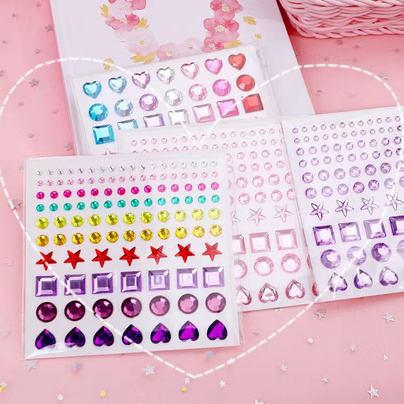 

Stiker bintang kristal/stiker kristal berlian 3D/stiker kartun DIY