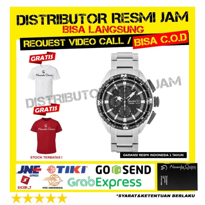 ALEXANDRE CHRISTIE AC6436MC AC6463 AC 6436 GARANSI RESMI 12 BULAN