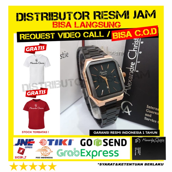 JAM ALEXANDRE CHRISTIE WANITA AC8601LD AC8601LD 8601 garansi resmi