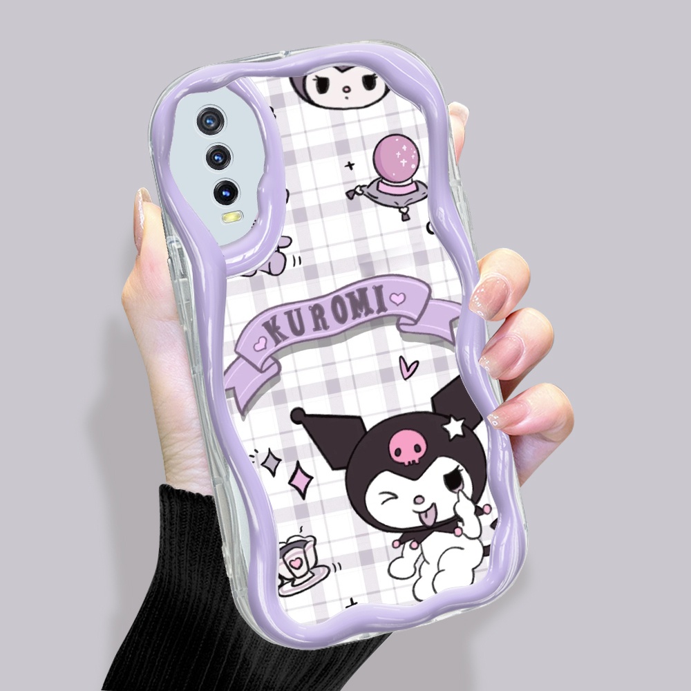 Casing Hp Untuk Vivo Y12A Y20SG Y20i Y20S Y12S Y20 2021 Phone Case Softcase Cartoon Purple Pink Cute