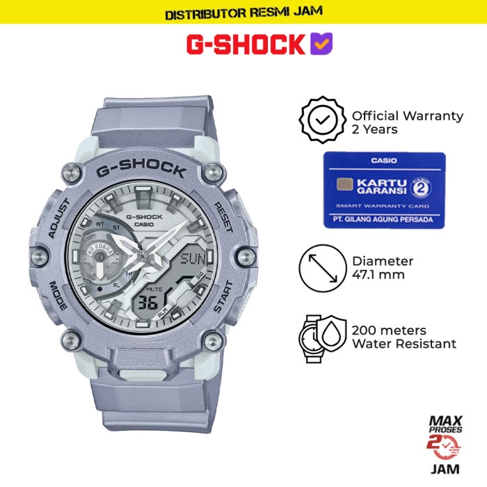GShock GA-2200FF-8ADR GA-2200 GA2200 Garansi Resmi 2 Tahun