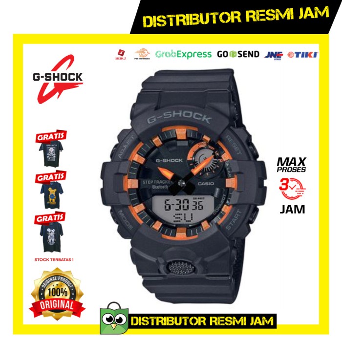GShock GBA-800SF-1ADR GBA-800 GBA800SF GBA800 Garansi Resmi 2 Tahun