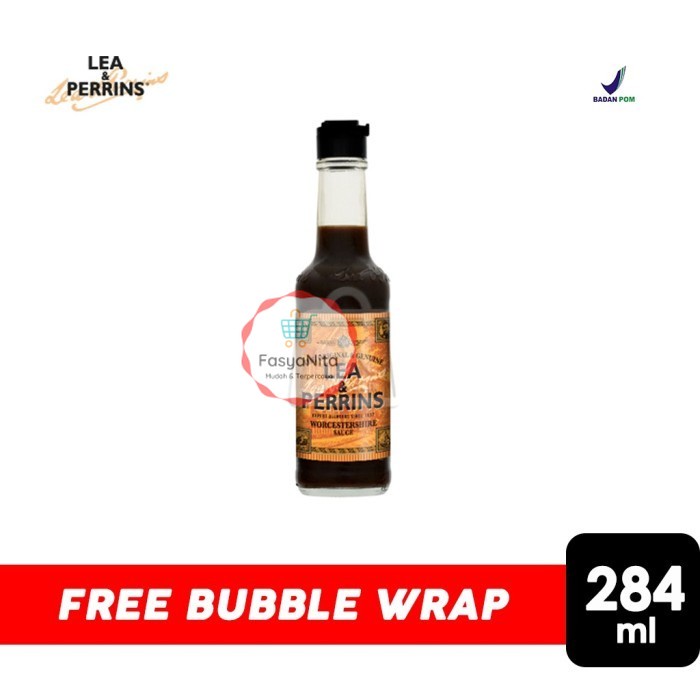 

Lea Perrins WORCESTERSHIRE Sauce / Saus Inggris (Botol Kaca 284 ml) - FasyAnita Mart Denpasar
