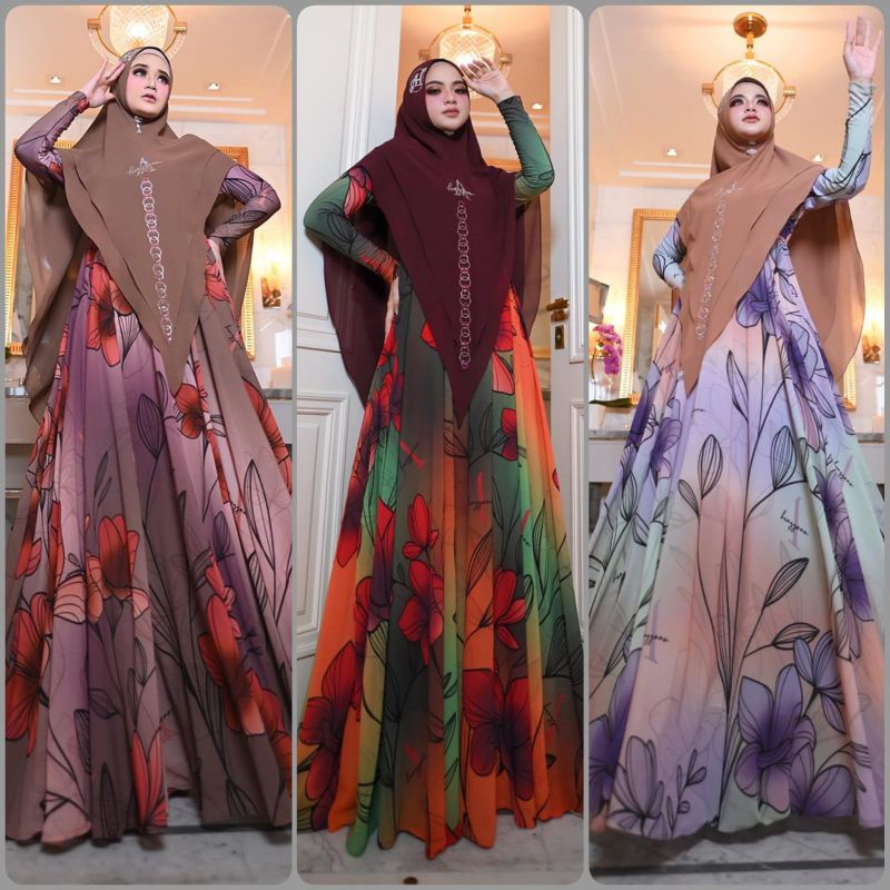 FLEUR Set Khimar by Agoest Hanggono