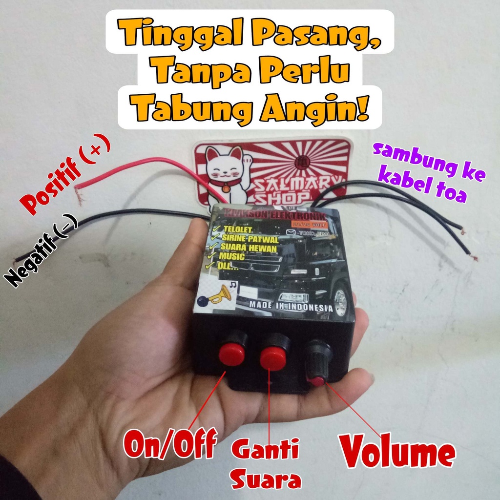 Jayy PROMO Klakson Telolet Basuri 24 Volt 24v 12 Volt 12v Bis Bus Truk Canter ELF Klakson Toa