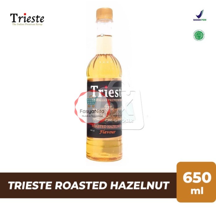 

Roasted Hazelnut Syrup Trieste / Sirup Roasted Hazelnut (Botol 650 ml) - FasyAnita Mart Denpasar