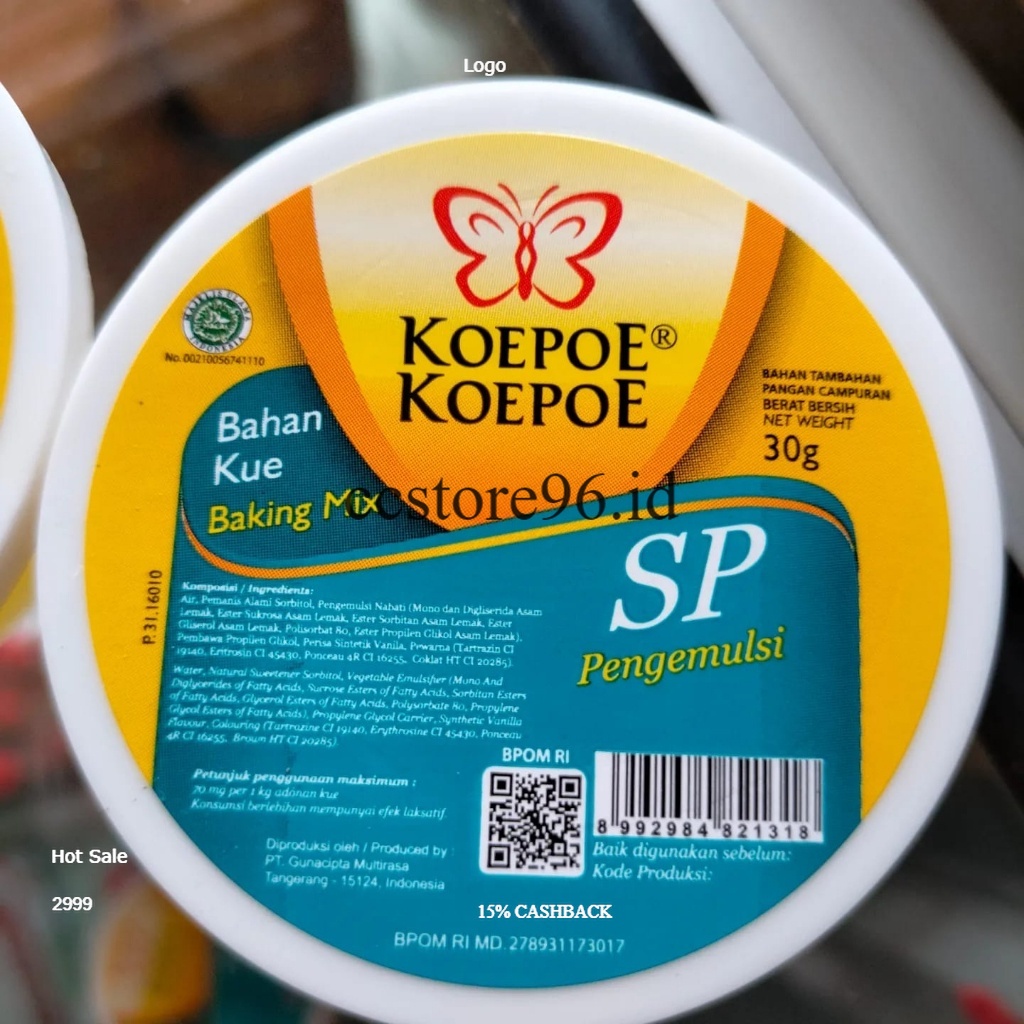 

Pengemulsi SP Koepoe Koepoe emusifier 30gr 70gr bisa [COD]