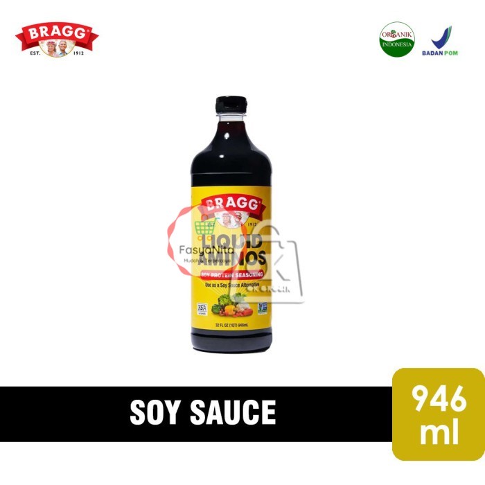 

Soy Sauce Bragg Liquid Aminos / Bumbu Serbaguna (Botol 946ml) - FasyAnita Mart Denpasar