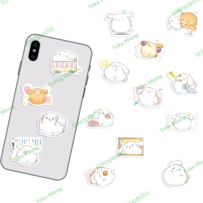 

40pcs Sticker Cartoon Sanrio Cinnamoroll Lucu Stiker Cute Waterproof - C