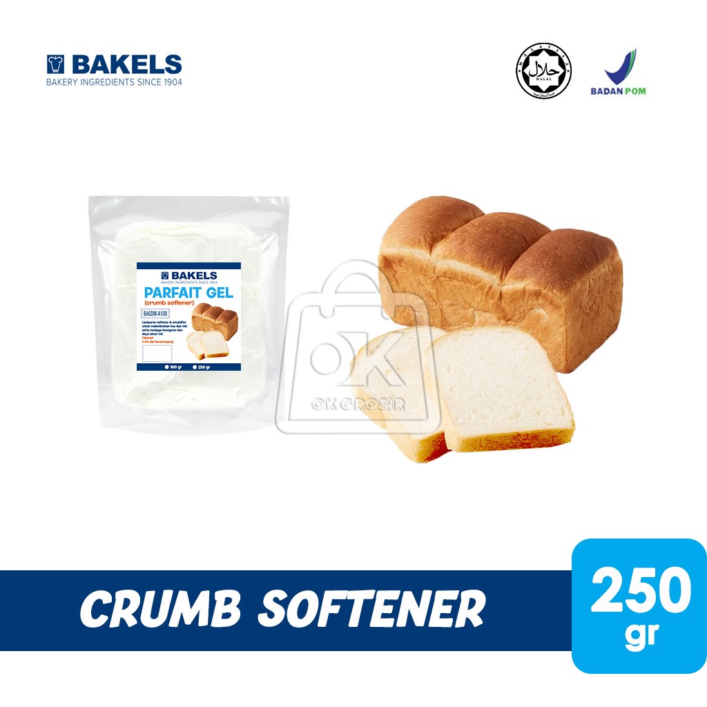 

Pelembut Roti PARFAIT GEL BAKELS Crumb Softener Emulsifier HALAL (250 gr)