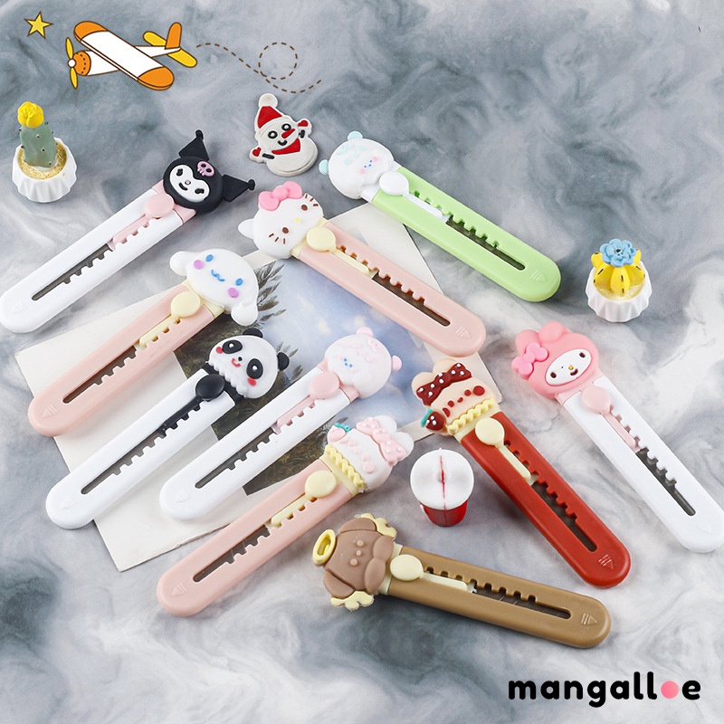 

Kartun lucu pisau mini pisau pemotong kertas portabel alat tulis pisau kerajinan siswa - MG