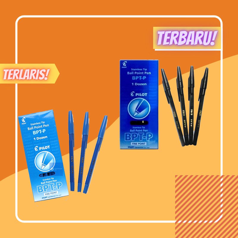 

Ball Point Pen Pilot Bpt-p Fine point 12pcs / GUDANG BUKU MURAH