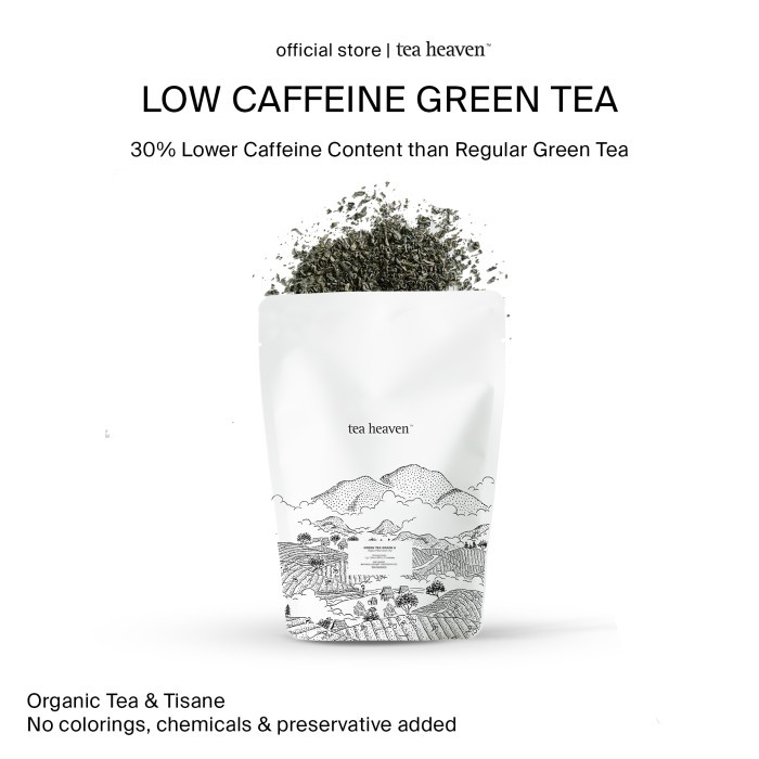 

✨PROMO✨ -Teh Hijau Organik Rendah Kafein Low Caffeine Green Tea - 1kg