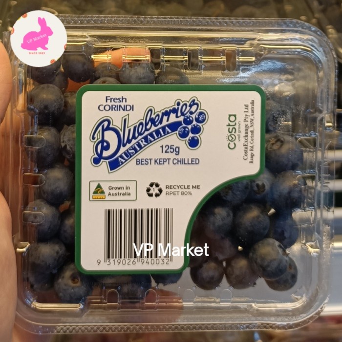 

Blueberry Super Jumbo Australia125g | Blueberries | Pack