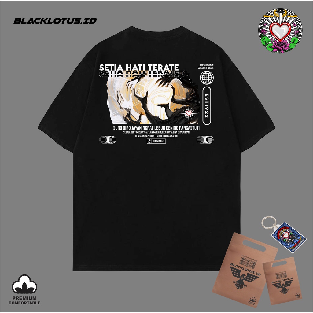 Kaos Terate LIGHT Kaos Setia Hati terate Plastisol Katun Premium Asli Kaos Raja Tega Temu Rose