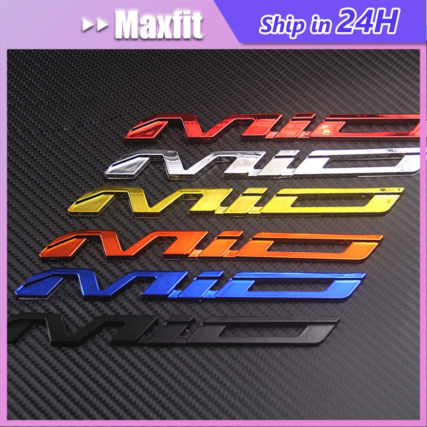 1 Pcs/2Pcs Stiker Motor Mio 3D ABS Emblem Yamaha Mio Untuk Badge Emblem Motor Yamaha 150 125