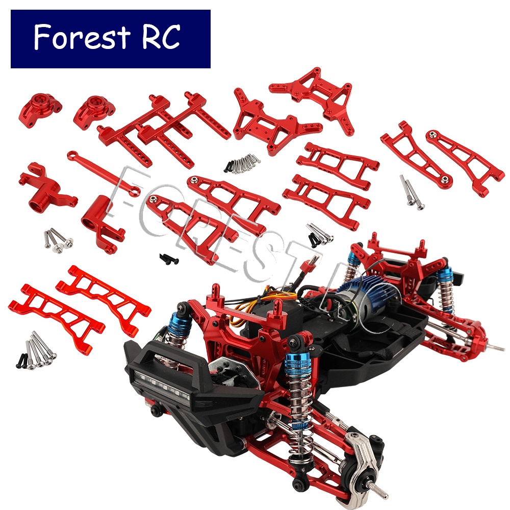 UD UD1201 UD1202S PRO Metal Upgrade Parts Full Set Shock Mount Upper Lower A Arm Steering Cup Steeri